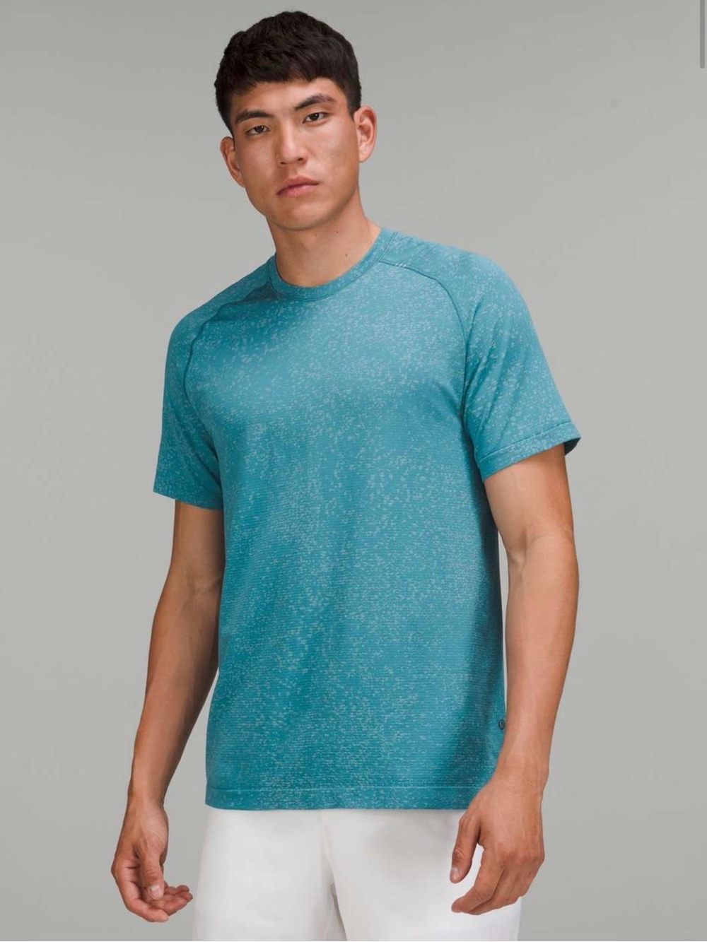 Metal Vent Tech Short Sleeve Shirt 2.0 Distorted Noise Breeze Blue/Crest Small